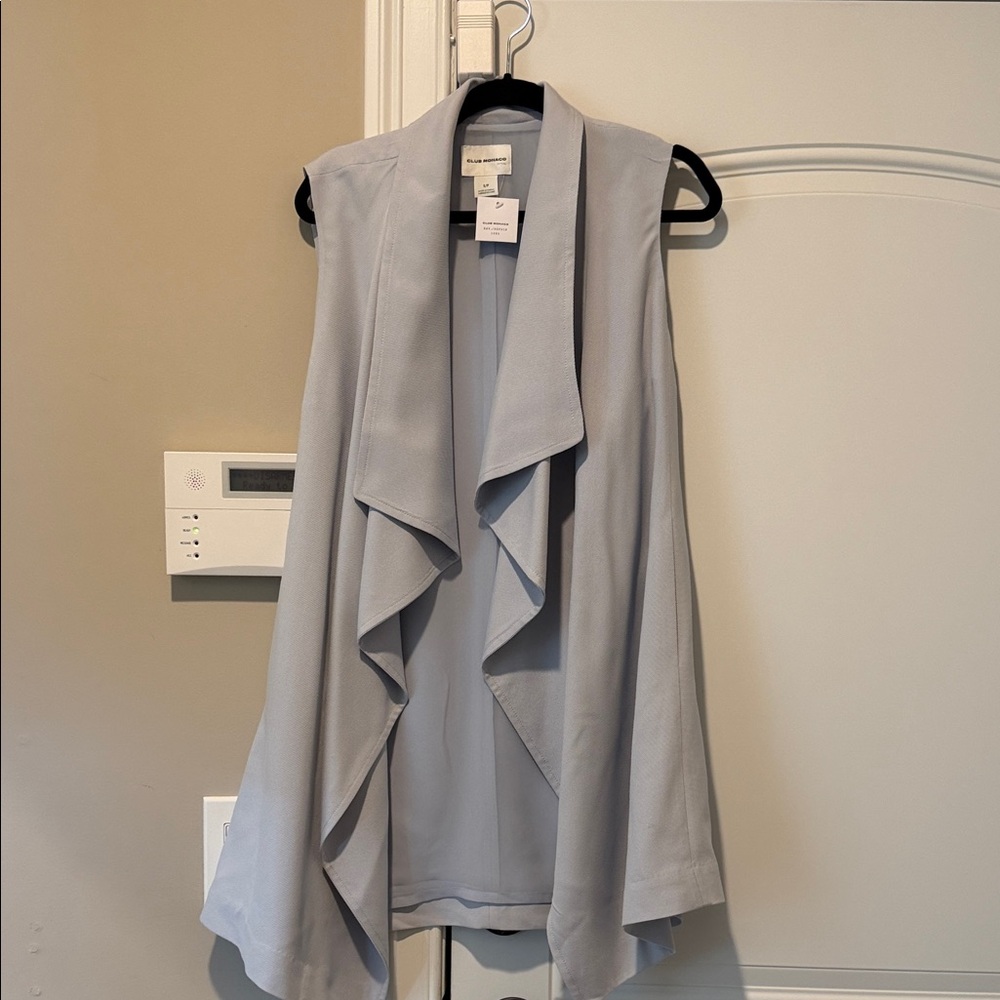 Club Monaco Light Gray Textured Blazer